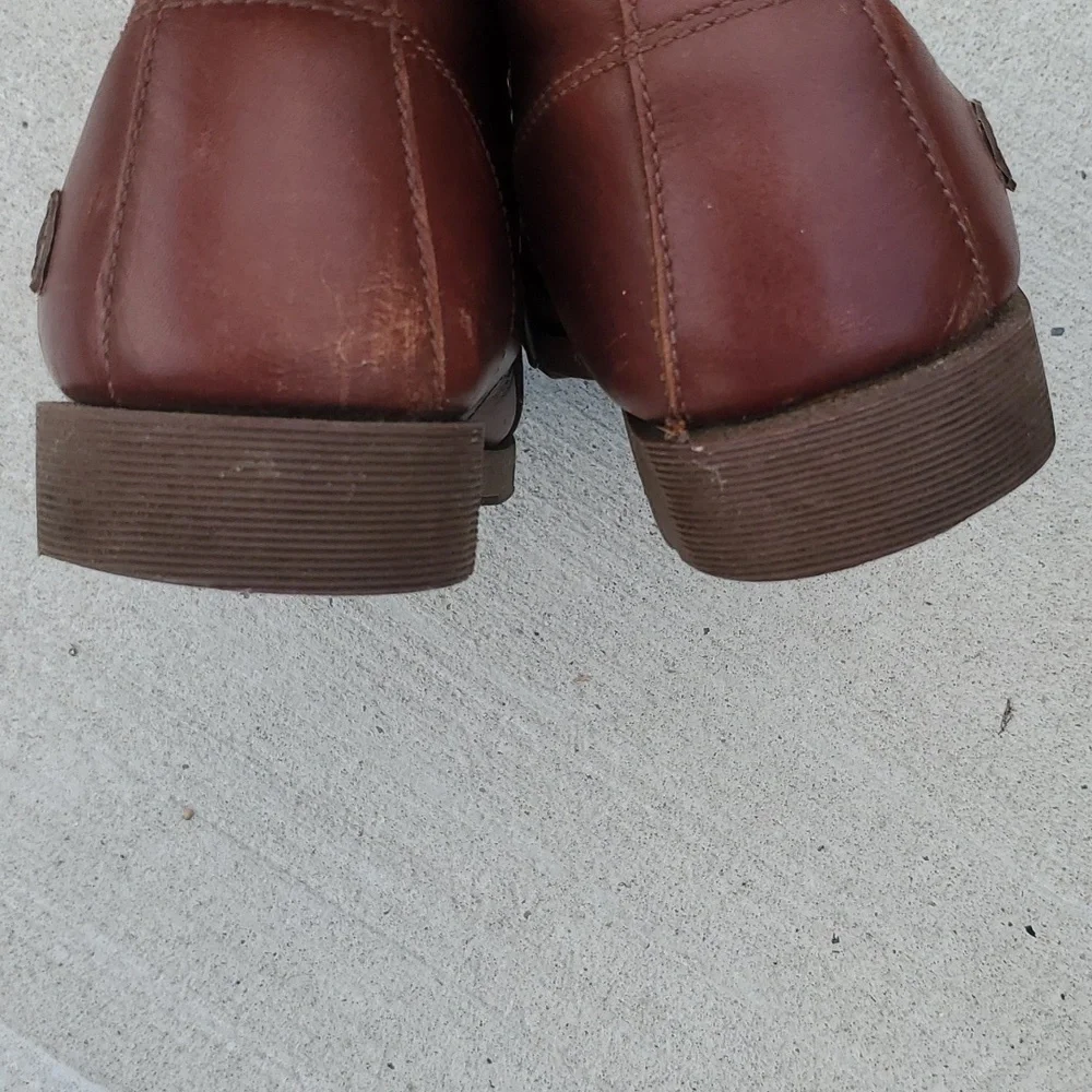 Men's Brown Leather Lace-Up Boots